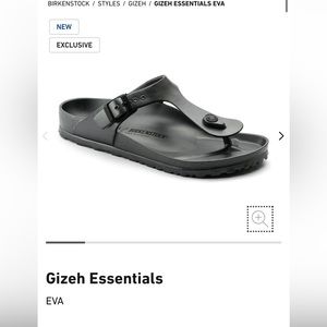 NWOT Birkenstock Gizeh Essentials